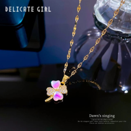 Lucky Four Leaf Clover Necklaces