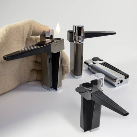 Foldable Metal Lighter, Camping Pipe Multipurpose