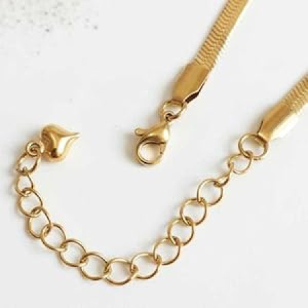 Anklet worn with casual footwear