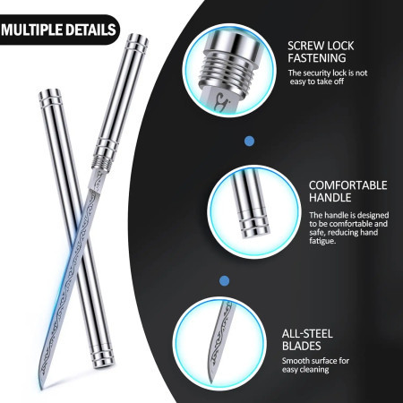 Double blade sharp portable Knife