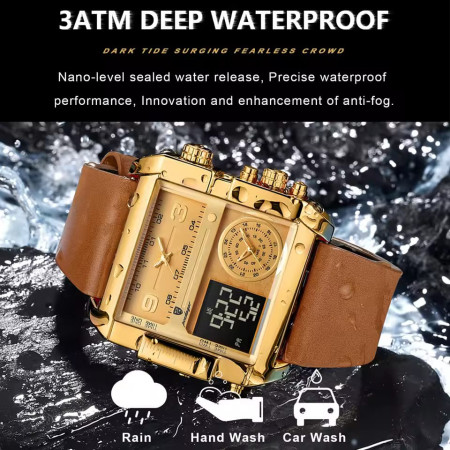 POEDAGAR Luxury Digital-Quartz Men's Watch