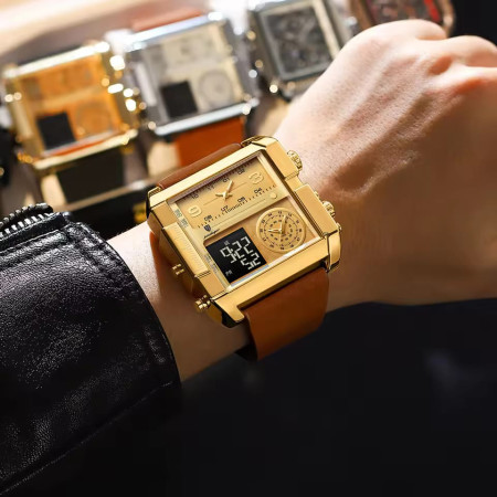 POEDAGAR Luxury Digital-Quartz Men's Watch