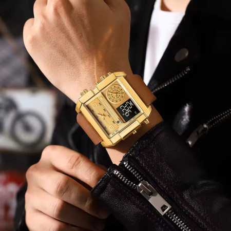 POEDAGAR Luxury Digital-Quartz Men's Watch
