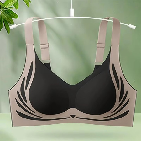 (2 PC) Push Up Seamless Underwear For Women Bra
