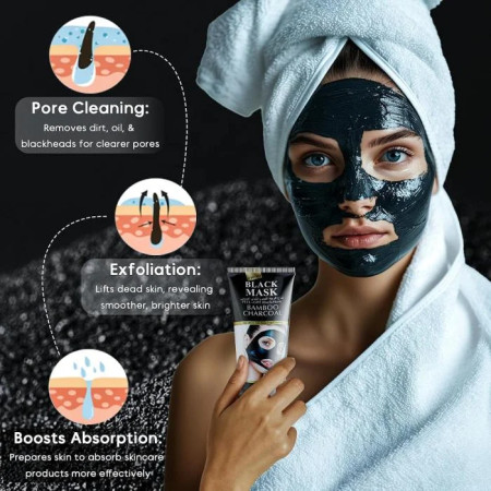 Bamboo Charcoal Peel Off Black Mask