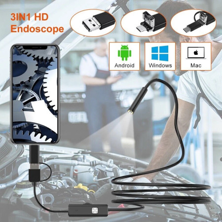 3-in-1 USB Endoscope Camera